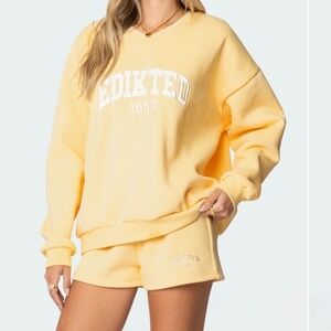 Edikted Soft Yellow Lounge Set